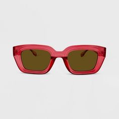 Red Target, Crystal Frame, Crystal Sunglasses, Square Crystal, Trending Sunglasses, Wild Fable, Uv Rays, Face Shapes, Square Sunglasses