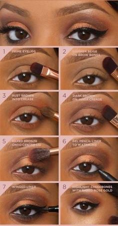 Rita Hayward, Makeup Lifestyle, Beginners Eye Makeup, Makeup 101, Makeup For Black Skin, Simple Eye, Makeup Artist Tips, Brown Skin Makeup, Beauty Tricks