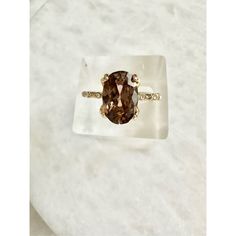 Chocolate Brown Cubic Zirconia Cocktail Ring Size 8 Brand Jewelry, Cocktail Ring, No Brand, Cocktail Rings, Womens Jewelry Rings, Chocolate Brown, Jewelry Branding, Brown Gold, Cubic Zirconia