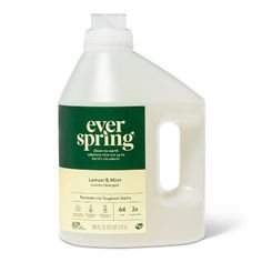 a gallon of ever spring liquid