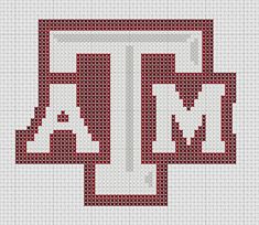 the texas a's logo is shown in red and white, while it appears to be made out of small squares