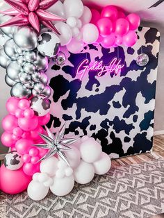 Bachelorette Party Themes Party Decor Rodeo Balloon Garland, Silver Birthday Decoration, Scottsdale Bachelorette, Last Rodeo