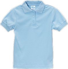 Basic Solid Collared Shirt, Basic Solid Color Collared Shirt, Plain Collared Cotton Top, Fitted Cotton Shirt For School, Fitted Casual Polo Shirt For School, Fitted Short Sleeve Polo Shirt For School, Basic Blue School Tops, Collared T-shirt For School In Spring, Basic Blue Tops For School