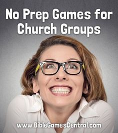 No Prep Games for Church Groups Church Game Night, Group Activities For Adults, Games For Ladies, Small Group Games, Youth Group Activities, Church Youth Group