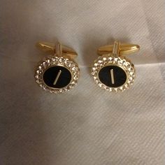 Monogram Cufflinks Initial "I"With Semi Precious Stones Nwot$ $28 +Free Silk Necktie New Never Worn In Excellent Condition Also Initials" H" P K R S T S V Z"" ""M" And "B" "A"And Hour Glass Cufflink. A Free Silk Designer Necktie With This Purchase Is Seller's Discretion And May Not Be Identical To Items Shown. Monogrammed Cufflinks, Stainless Steel Accessories, Silk Necktie, Neck Tie, Semiprecious Stones, Precious Stones, Cufflinks, Semi Precious, Initials