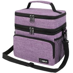 OPUX Insulated Double Deck Lunch Bag for Men Women | Leakproof Dual Compartment Lunch Box Cooler Tote for Adults Office Work with Shoulder Strap Pockets, Medium Reusable Soft Lunch Box Organizer | 18 Cans  This durable, functional, and easy to use OPUX Premium Double Decker Lunch Bag is perfect to take food and snacks with you to a picnic, the beach, traveling on a road trip, and to your children’s sporting games. Its 2 isolated compartments allow you to separate hot and cold food/beverages, gre Soft Lunch, Lunch Bag For Men, Work Lunch Box, Lunch Box Cooler, Lunch Box With Compartments, Mens Lunch Bag, School Picnic, Reusable Lunch Bags, Best Lunch Bags