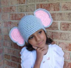 "Elephant Grey Hat Baby Girl or Baby Boy Photography Prop crochet hat is soft and cute! This listing is for Elephant hat only. Elephant hat can be used alone or as a part of Elephant Tutu Costume - Elephant Tutu Dress you can order here: https://www.etsy.com/listing/249823987/elephant-gray-tutu-dress-newborn-3-6-9?ref=listings_manager_grid I can add a small flower or a bow in any color - no extra charge, just add this in the comments to your order :) Custom orders are welcome! All sizes are avai Elephant Costume, Gray Tutu, Elephant Hat, Crochet Hats For Boys, Elephant Costumes, Beanie With Ears, Ear Flap Hats, Baby Boy Photography, Grey Hat