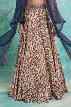 Shop for Ridhima Bhasin Beige Satin Printed Lehenga And Cape Set for Women Online at Aza Fashions Silk Lehenga With Printed Motifs In Traditional Drape, Silk Lehenga With Printed Motifs And Traditional Drape, Designer Semi-stitched Lehenga With Printed Motifs, Floor-length Kalamkari Print Dupatta, Transitional Unstitched Lehenga With Printed Motifs, Festive Designer Lehenga With Printed Motifs, Fitted Kalamkari Print Salwar Kameez For Wedding, Semi-stitched Floor-length Lehenga With Printed Motifs, Festive Floor-length Lehenga With Printed Motifs