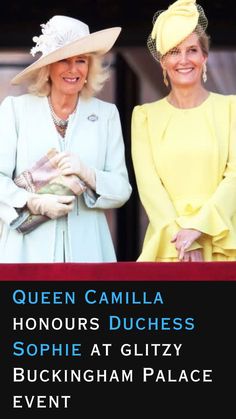 How did Queen Camilla honour Duchess Sophie at the Buckingham Palace event?