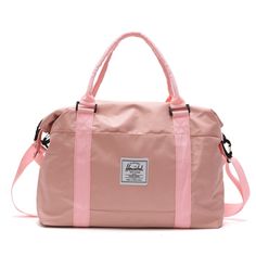 Travel Bag Portable Short-Distance Large-Capacity Luggage Bag Light Travel Bag - Light Pink - 4M89594415 - Bags, Travel Bags  #TravelBags #Bags # #Travel #Bags Stylish Luggage, Letter Bag, Light Travel, Gym Tote, Workout Bags, Yoga Bag, Backpack Travel Bag, Women Travel, Pink Sports