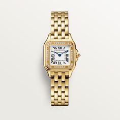 Cartier Watches Women, Cartier Panther, Cartier Panthere, Forever Jewelry, Cartier Watch, Blue Steel, Gold Gold, Brilliant Cut Diamond, Watch Strap