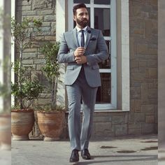 Full of charm and elegance, this “Light Grey 2-Piece suit” with a perfect style is designed for those who love modern and sophisticated style. Tailored Professional Pantsuit For Semi-formal Occasions, Professional Single Breasted Suiting Fabric Sets, Professional Single-breasted Suiting Fabric Set, Single Breasted Business Casual Suiting Sets, Business Casual Single Breasted Suit Sets, Single Breasted Suiting Fabric Sets For Business Casual, Business Casual Single-breasted Suit Set, Semi-formal Suiting Fabric Sets With Notch Lapel, Single Breasted Slim Fit Suit Sets