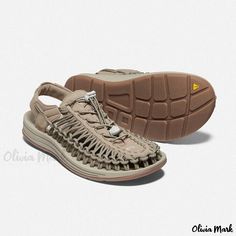 Olivia Mark - Outdoor Water Shoes: Anti-Slip Woven Design, Breathable, and Perfect for Sports and Beach Activities Keen Uneek, Men Sandals, Beach Activities, Woven Design, Water Shoes, Short En Jean, Casual Sandals, Strap Heels, Golden Goose Sneaker