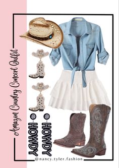 #commissionlink #affiliatelink cowboy boots, cowboy boots for women, Nashville outfit idea, country outfit idea, concert outfit idea, country concert outfit idea, western boots, country concert Country Concert Outfit Cowboy Boots, Concert Outfit Cowboy Boots, Skort Outfit Ideas, Outfit Cowboy Boots, Country Concert Outfit Ideas, Cowgirl Festival, Sparkly Boots, Skort Outfit, Concert Top