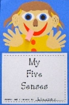 a child's hand holding up a sign that says, my five sensees