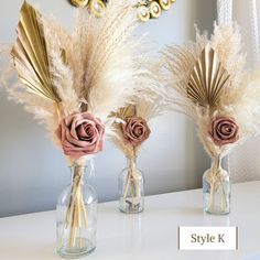 Dried Floral Decor, Grass Centerpiece, Boho Safari, Idee Babyshower, Engagement Dinner, Deco Champetre, Decoration Evenementielle, Tafel Decor, Shower Centerpieces