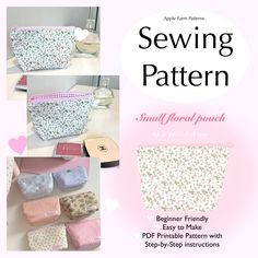 the sewing pattern is shown with instructions for how to sew and make it easy