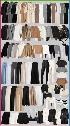 Capsule Wardrobe Casual, Stile Hijab, Fashion Capsule Wardrobe, Everyday Fashion Outfits, Wardrobe Outfits, Classy Work Outfits, Fashion Capsule, Easy Trendy Outfits, Stylish Work Outfits