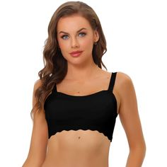 Strapless Bandeau Bra: Should you wish to add shoulder straps, there are hook locations to attach the straps (2 pcs removable straps included). Adjustable Backless Clothing Bra: With 4 rows and 4 buckles on the back side, you can adjust the size to your need, this personalized design makes it easy to put on and ensures you always stay close. Should you wish to add a bra strap extender, there is a 1 pc four rows hook bra strap extender included. Non-Slip Bandeau Bralette: There are anti-slip stri Backless Gowns, Wide Strap Bra, Tube Top Bra, Bras Black, Strapless Bras, Strapless Bralette, Black Lingerie Set, Bra Strap, Strapless Bandeau