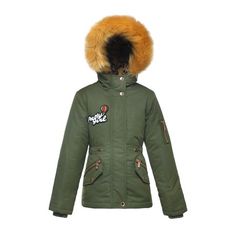 This Rokka&Rolla Girls' Winter Jacket with Faux Fur Hood Parka Coat is a water-resistant winter wear. High thermal coat insulation and the fuzzy Sherpa fleece lining keep this girls' parka jacket well insulated in cold and wet conditions and prevent air exposure. It also features a leopard pattern inside the hood. The waist area is stretchy to provide full mobility and long-lasting comfort. Utility pockets are included to provide a place for your girls' stuff. Also, a stitched name card inside t Fishtail Parka, Medium Well, Parka Coat, Fur Hood, Kids Outfits Girls, Parka Jacket, Detachable Hood, Sherpa Fleece, Winter Wear