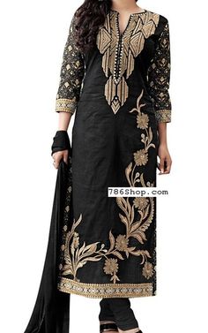 Black Cotton Suit | Buy Pakistani Indian Dresses Black Cotton Suit, Bandhej Suits, Pakistani Dresses Online Shopping, Pakistan Clothes, Suit Pakistani, Pakistani Clothes Online, African Wear Styles For Men, Pakistani Dresses Online, Pakistani Clothes