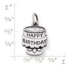 View Larger Image of Tiny Birthday Cake Charm Nickel-free Adjustable Birthday Charms, Silver Hallmarked Jewelry For Birthday, Nickel-free Adjustable Charms For Birthday, Silver Birthstone Charms For Gifts, Birthday Silver Charm Necklace, Silver Charms For Birthday And Mother's Day, Anniversary Silver Birthstone Charms, Round Charm Necklaces For Birthdays, Silver Birthstone Charms