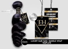 Hair Extensions Box Packaging, Bundle Photoshoot, Hair Business Packaging, Hang Tag Template, Lux Hair, Small Business Instagram, Luxury Hair Extensions, Hair Business, Hair Boutique