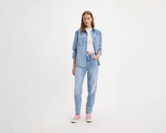 Moms have been coming through with iconic looks since day one, and their late-80s penchant for comfortable, high-waisted jeans is no exception. An elevated take on the timeless Mom jeans, these '80s Mom jeans are fitted with a high rise that's more relaxed through your thigh and calf and tapers at the ankle. A vintage-inspired fit updated with a flattering high waist Tapered leg for tailored style Front is slightly pitched forward, a vintage-inspired detail We made this garment with TENCEL™ Lyoc Levi's Retro Relaxed Fit Jeans, Relaxed Fit 90s Inspired Jeans For Fall, 90s Inspired Relaxed Fit Jeans For Fall, Levi's Retro Jeans For Spring, Retro Levi's Jeans For Spring, Retro Levi's Spring Jeans, 80s Mom, Tailored Style, Iconic Looks