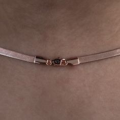 Introducing the Herringbone Necklace- 4mm, now in 14k Rose Gold! This sleek chain is sure to become your next staple piece adding just enough style and simplicity to any look. Featuring a classic herringbone pattern, this piece reflects light from every angle and complete with our signature 'G' clasp. Rock it solo, or pair it with the Herringbone Bracelet in Rose Gold for a matching set! This product is guaranteed for life - GLD will repair the item should you experience any defects in craftsman Rose Gold Link Chain Necklace Tarnish Resistant, Tarnish Resistant Rose Gold Snake Chain Jewelry, Minimalist Rose Gold Snake Chain Jewelry, Minimalist Rose Gold Snake Chain Necklace, Classic Rose Gold Snake Chain Jewelry, Everyday Rose Gold Snake Chain Necklace, 14k Rose Gold Snake Chain Necklace, Rose Gold Clavicle Snake Chain Jewelry, Minimalist Rose Gold Jewelry With Lobster Clasp