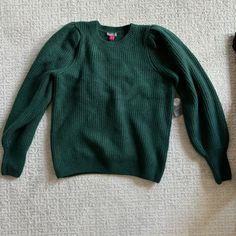 Vince Camuto Green Sweater,Never Worn Green Sweater, Vince Camuto, Colorful Sweaters, Sweaters For Women, Green, Women Shopping, Color