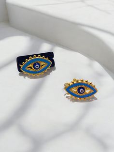 Luxury 18K Gold Plated Stainless Steel Hollow enamel Evil Eye  opening rings. Blue Evil Eye Ring, Evil Eye Ring, Eye Opening, Blue Evil Eye, Eye Ring, Tampa Fl, Stackable Rings, Evil Eye, Labour Day