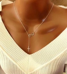 Infinity Cross, Mother Daughter Gifts, Daughter Mother, Christmas Gift For Mom, Jewelry Personalized, Christian Jewelry, My Chemical, Sterling Silver Cross, Christmas Gifts For Mom