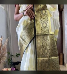 🥰 This Beautiful Banarasi Kora Saree have following details 🥰 🔥 Product Detail: 👉🏻 Design Details: Banarasi Kora saree With Blouse Piece. 👉🏻 Size & Fit: Length: 5.5 meters plus 0.8 Meter blouse piece Width: 1.06 meters (approx) Saree Weight : 0.650 gms 👉🏻 Material and care: Saree Type : Banarasi Saree Fabric: Kora Organza Blouse Fabric: Kora Organza Blouse Type: (Without Stitch and Stitch) Dry-clean first time there after machine wash or hand wash. 👉🏻Shipping:- We ship goods worldwide Traditional Wedding Saree, Kora Organza Sarees, Golden Saree, Kora Silk Sarees, Peach Saree, Cotton Saree Blouse, Grey Saree, Saree Floral, Lace Saree