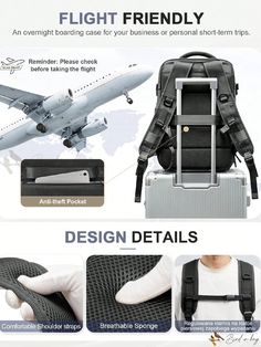 Bird in Bag - Versatile Carry-On Backpack with USB Charging and Shoe Compartment Airplane Carry On, Adventurous Women, Adjustable Bag, Bird In Bag, Carry On Bag, Travel Backpack, Large Bags, Travel Essentials, Travel Bags