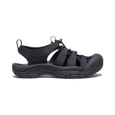 Women's Black Water Hiking Sandals - Newport H2 | KEEN Footwear Fuzzy Heels, Adventure Sandals, Womens Casual Boots, Over The Calf Socks, Hiking Sandals, Waterproof Winter Boots, Shoes Summer, Casual Athletic, Pull On Boots