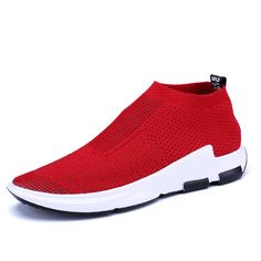 Upper Material: Canvas Feature: Breathable Feature: Light Feature: Hard-Wearing Feature: Anti-Odor Closure Type: Elastic band Lining Material: Canvas Shoes Type: Basic Insole Material: Latex Fit: Fits true to size, take your normal size Department Name: Adult Item Type: casual shoes Red Breathable Slip-on Running Shoes, Red Breathable Flat Sneakers, Red Breathable Slip-on Sneakers With Round Toe, Red Slip-on Breathable Running Shoes, Breathable Red Slip-on Running Shoes, Breathable Flat Slip-on Synthetic Sneakers, Breathable Slip-on Synthetic Sneakers, Breathable Synthetic Slip-on Sneakers Flat, Breathable Slip-on High-top Running Shoes