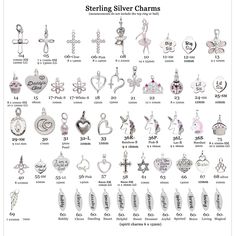 Add an adorable sterling silver charm to your bracelet or necklace or just purchase charms separately.Please reference chart for charm dimensions (does not include top ring or bail). Affordable Silver Symbolic Charms, Cheap White Pendant Charms, Cheap Nickel-free Round Charms, Sterling Silver Dangling Charms Jewelry For Mother's Day, Sterling Silver Jewelry With Dangling Charms For Anniversary, Mother's Day Sterling Silver Jewelry With Dangling Charms, Adjustable Sterling Silver Charms Jewelry, Sterling Silver Jewelry With Removable Charms For Mother's Day, Silver Dainty Charms