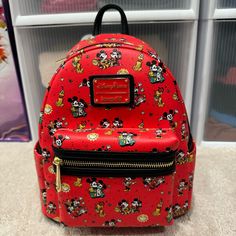 Loungefly Disney Parks Mini Backpack Red Runaway Railway Ride Attraction Never Used, Excellent Condition, New With Tags. You Will Receive The Item That Is Pictured (Excluding Any Stock Images). Please Make Sure To Review Photos, They Count As Part Of The Description. Check Out My Other Items, Bundle And Save! Smoke Free Home. I Pack All My Items With Care And Ship Fast! Red Disney Backpack, Disney Red Standard Backpack, Red Disney Bag With Zipper Closure, Red Disney Backpack For Disney Fan Events, Red Disney Style Backpack For Disney Trips, Red Disney Bags For Disney Trips, Red Disney Travel Bag, Disney Red Travel Bag, Runaway Railway