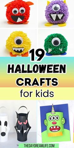 the top ten halloween crafts for kids that are easy to make and great for all ages