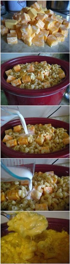 the process of making baked potatoes and gravy