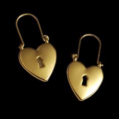 Nwt Heart Lock Drop Earrings, Gold. Drop: 1.2" Width: .65" Metal Color: Gold Hollow Out Key Hole Latch Back Closure New Buy 2 Get 1 Free Eligible Item! See The Buy 2 Get 1 Free Jewlery Sale Separate Listing For More Details! Minimalist Glam, Black Drop Earrings, Drop Earrings Gold, Peridot Earrings, Heart Lock, Vintage Style Earrings, Nickel Free Earrings, Disc Earrings, Sparkle Earrings