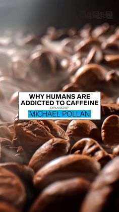 coffee beans with the words why humans are added to caffeine