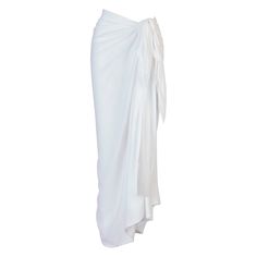 Expertly crafted from lightweight, easy-to-pack cotton, the Mikoh Toyama Sarong Wrap is the perfect addition to your beach essentials. Wear it as a stylish cover-up or use it as a beach towel. Versatile and convenient, simply tie at the waist for effortless beach chic. White Wrap Cover-up For Beach Party, White Sarong For Summer Beach Cover-up, White Cotton Swimwear For The Beach, White Wrap Swimwear For Beach Season, White Casual Sarong For Vacation, Casual White Sarong For Beach, Casual White Beach Sarong, Summer White Cotton Cover-up, Cotton Beach Party Cover-up