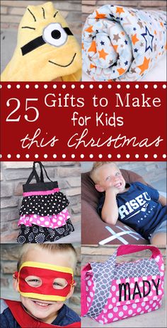 25 gifts to make for kids this christmas