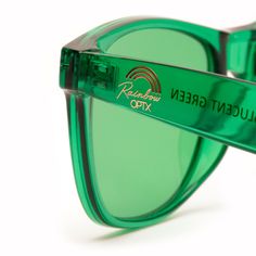 Our color sunglasses are inspired by the colors of the rainbow, featuring UV400 protective lenses blocking UVA and UVB rays. Ditch the dark lenses - Your future is looking brighter! Color Sunglasses, Beauty In Everything, Light Guide, Chakra Colors, Green Sunglasses, Interesting Conversation, Green Lenses, Kids Frames, Lighting Guide