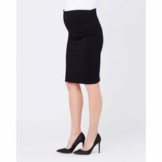 Suzie skirt - La Belle Bump Nursing Friendly Fitted Maternity Bottoms, Fitted Nursing Friendly Maternity Bottoms, Fitted Nursing Friendly Bottoms For Maternity, Elegant Spring Maternity Dress With Stretch, Flats For Work, Stages Of Pregnancy, Rent Clothes, Maternity Nursing Clothes, Pregnancy Wardrobe