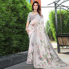 Off White colored saree is made from georgette fabric which is highlighted with featuring a beautiful floral digital printed work as shown on. comes along unstitched georgette blouse piece which you can customise as per your design/style. Occasion - You can wear this saree for casual, daily and office. Note:- The actual product may differ slightly in color and design from the one illustrated in the images when compared with computer or mobile screen. Measurements: Saree : Georgette : 5.5 Mtrs Bl Georgette Blouse, Georgette Fabric, Georgette Sarees, Off White Color, Blouse Piece, Off White, Saree, Digital Prints, White