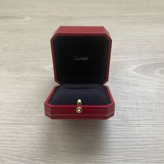 Authentic Cartier Ring Box. Perfect For Storing Fine Jewelry. Both Interior And Exterior Boxes Are In New Condition. Cartier Band, Cartier Diamond Rings, Cartier Wedding Bands, Cartier Love Wedding Band, Jewelry Cartier, Cartier Love Ring, Cartier Jewelry, White Gold Wedding Bands, Birthday Ring