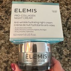 Nib Elemis Pro-Collagen Night Cream Anti-Wrinkle Night Cream Firms, Smoothes, Replenishes A Rich, Nourishing Night Cream Reveals A Firmer-Looking, Radiant Complexion Whilst Delivering Intense Moisture. * Full Size 50ml/1.6 Fl Oz * Retail $170 Quick Shipping Smoke Free Home Please Ask Questions Elemis Skincare, Elemis Pro Collagen, Red Algae, Night Cream, Skin Care Women, Night Creams, Anti Wrinkle, Cream Color, Wrinkles