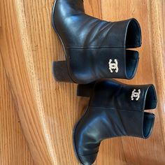 Gorgeous Leather Chanel Zip Up Ankle Boots New Season Excellent Condition No Scratches Rips Or Tears Chanel Heels, Shoes Chanel, Gorgeous Leather, Chanel Shoes, Leather Ankle Boots, New Season, Bootie Boots, Zip Ups, Ankle Boots